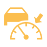 Adaptive Cruise Control (ACC) with Low Speed Follow Indicator (Amber)