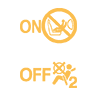 Passenger Front Airbag On/Off Indicators