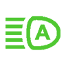 Auto High- Beam*/ Adaptive Driving Beam* Indicator