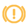 Parking Brake and Brake System Indicator (Amber)