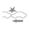 Collision Mitigation Braking System (CMBS) Indicator (Grey)